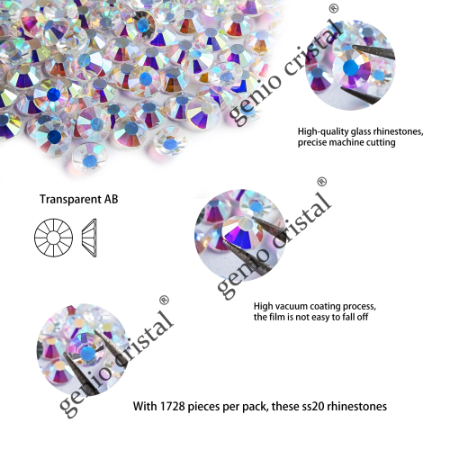 SS20 Transparent AB Glass Rhinestones
