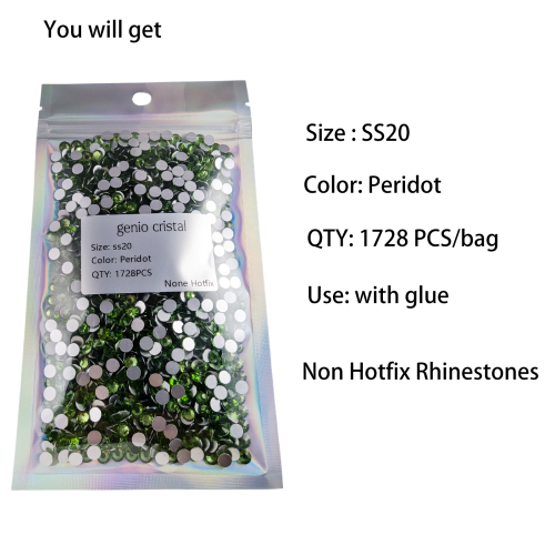 Genio Cristal SS20 Peridot Glass Rhinestones