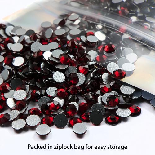 SS20 Dark Siam Glass Rhinestones