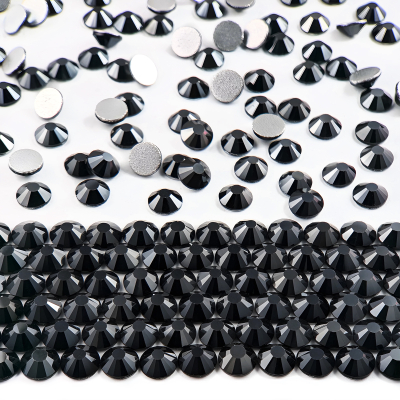 SS20 Jet Hematite Glass Rhinestones