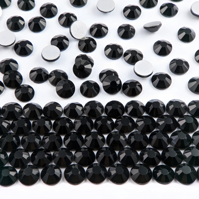 SS20 Jet Black Glass Rhinestones