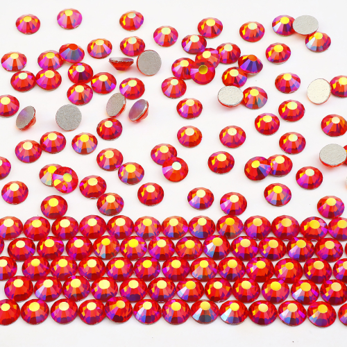 SS20 Hyacinth Orange AB Glass Rhinestones
