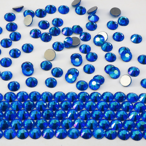 SS20 Capri Blue AB Glass Rhinestones