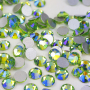 Genie Crystal Light Green Peridot AB Glass Rhinestones