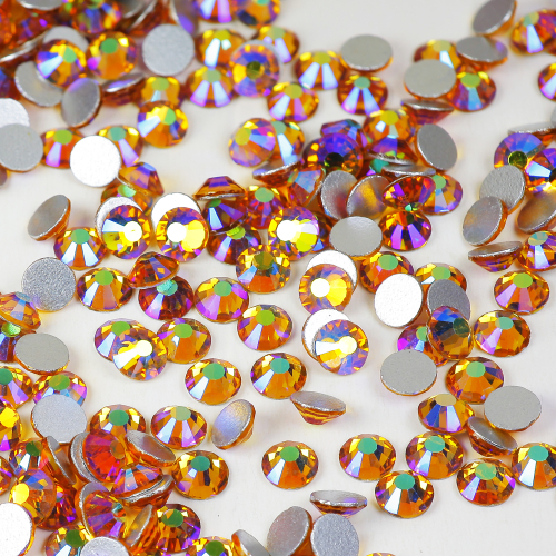 Genie Crystal Topaz AB Glass Rhinestones in SS20
