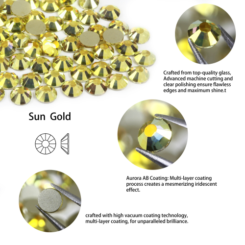 Genie Crystal Golden Sunshine SS20 rhinestones