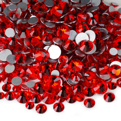 Genie Crystal Light Siam Glass Rhinestones