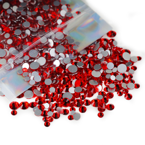 Genie Crystal Light Siam Glass Rhinestones