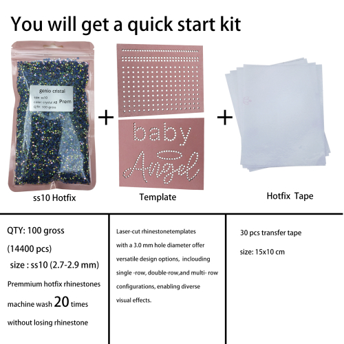 ss10 hotfix rhinestones 100 gross