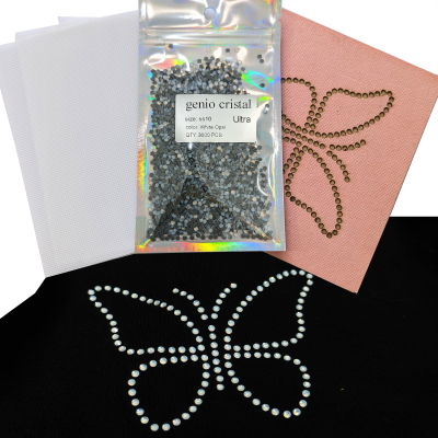 SS10 White Opal Ultra Hotfix Rhinestones