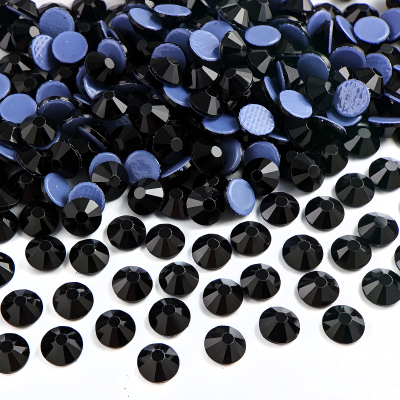 Hotfix Rhinestones Jet Black
