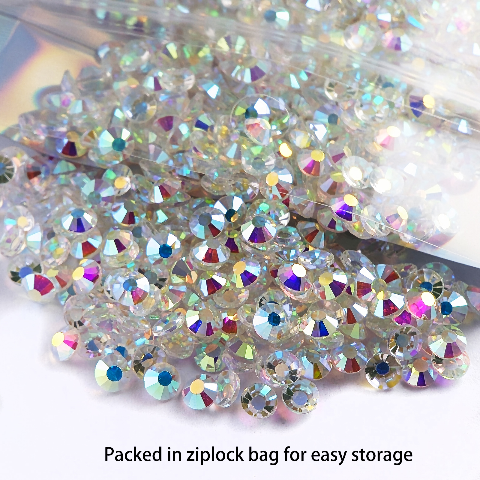 transparent AB glass rhinestones
